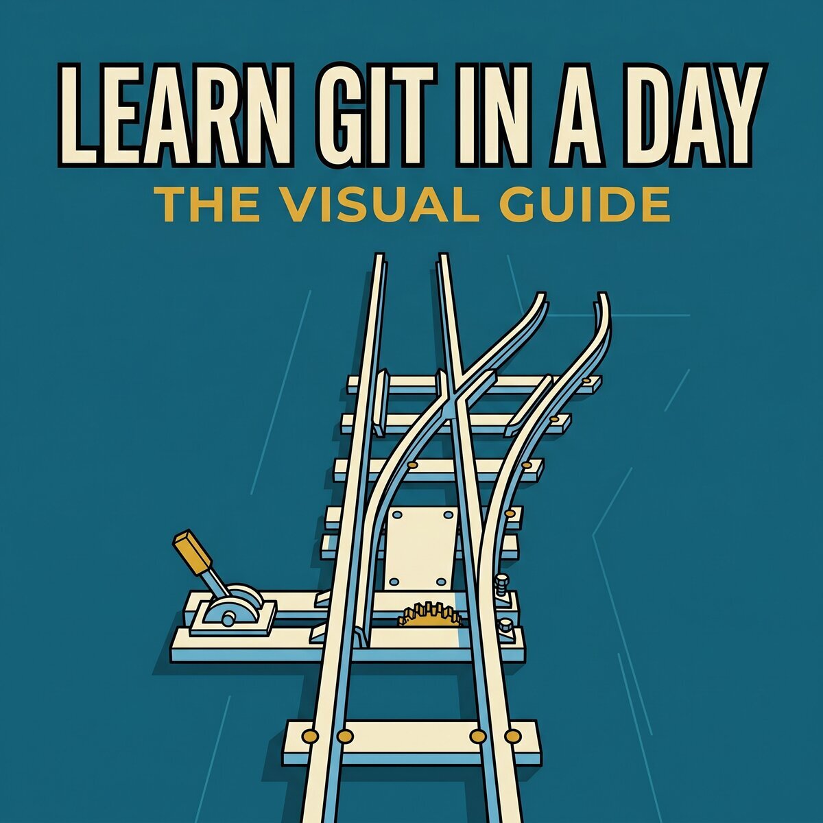 Learn Git in a Day - The Visual Guide - book cover